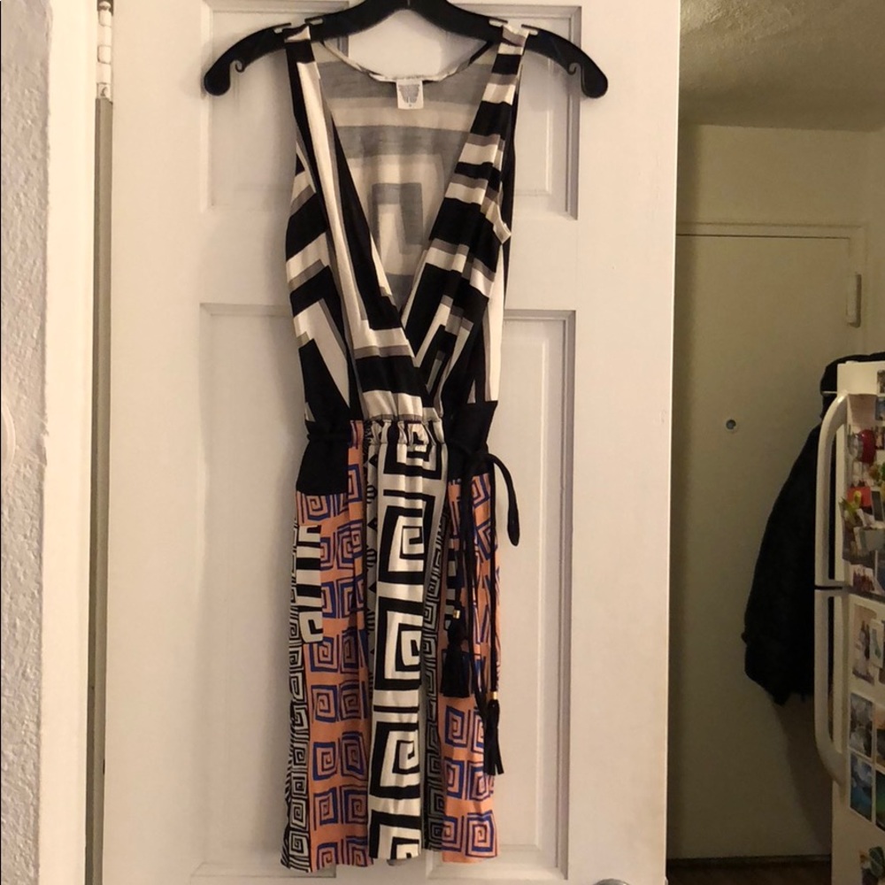 Diane Von Furstenberg geometric dress